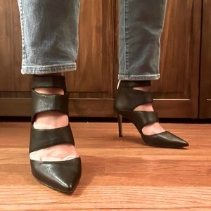 Louise et Cie Leather Cutout Heels